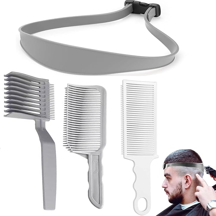 Amazon | プロの理髪師カッティングコーム 理容フェードコーム 4点